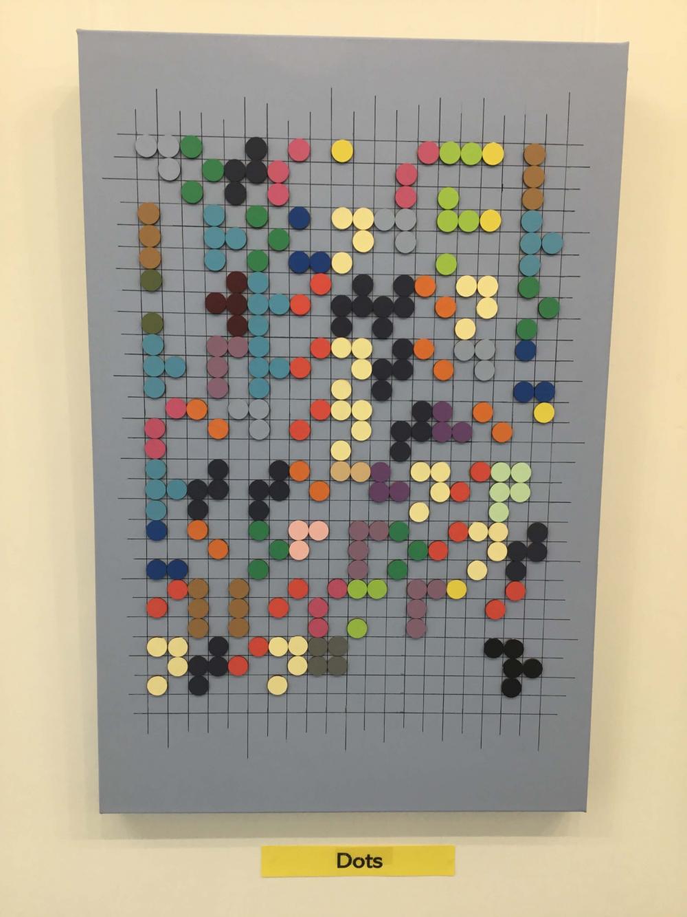 A colourful braille alphabet