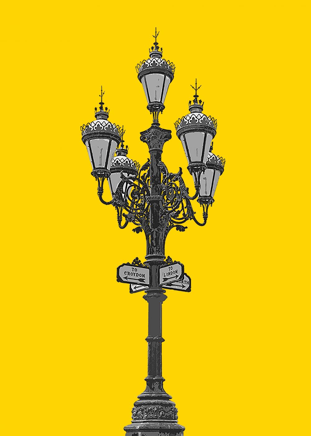 Tooting Broadway Lamps by Iain Selwyn-Reeves, Furzedown Art Studio